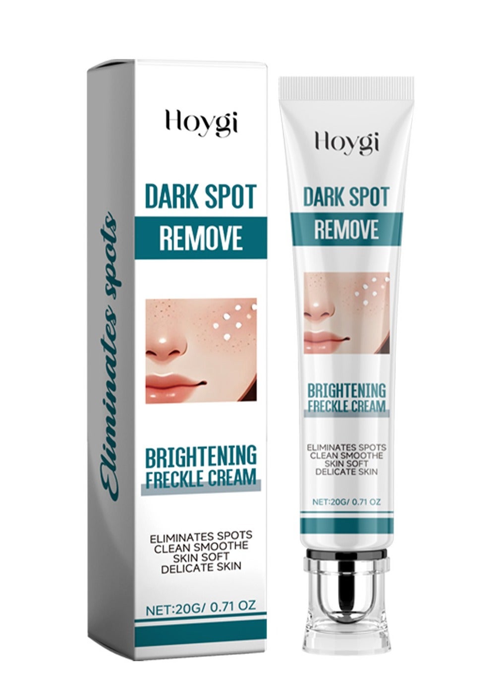 Ultimate Brightening & Freckle Removal Cream - Powerful Whitening Cream for Age Spots, Dark Spots, and Skin Pigmentation | Fade Freckles, Chloasma, and Sun Spots for Even Skin Tone-20g
