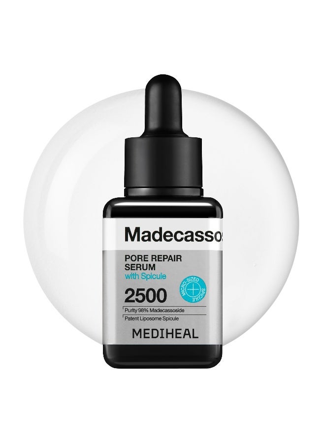 Madecassoside Pore Repair Serum 40ml — Tightening & Brightening Face Serum for Pores & Blemishes — With 98% Pure Madecassoside, Niacinamide, Ceramide NP, 1.35 fl oz
