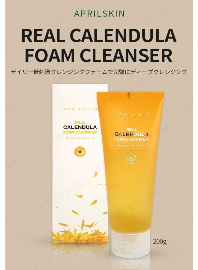 April Skin Calendula Low pH Gel Face Cleanser Soothing Daily Wash for Sensitive Skin 200ml - image 2
