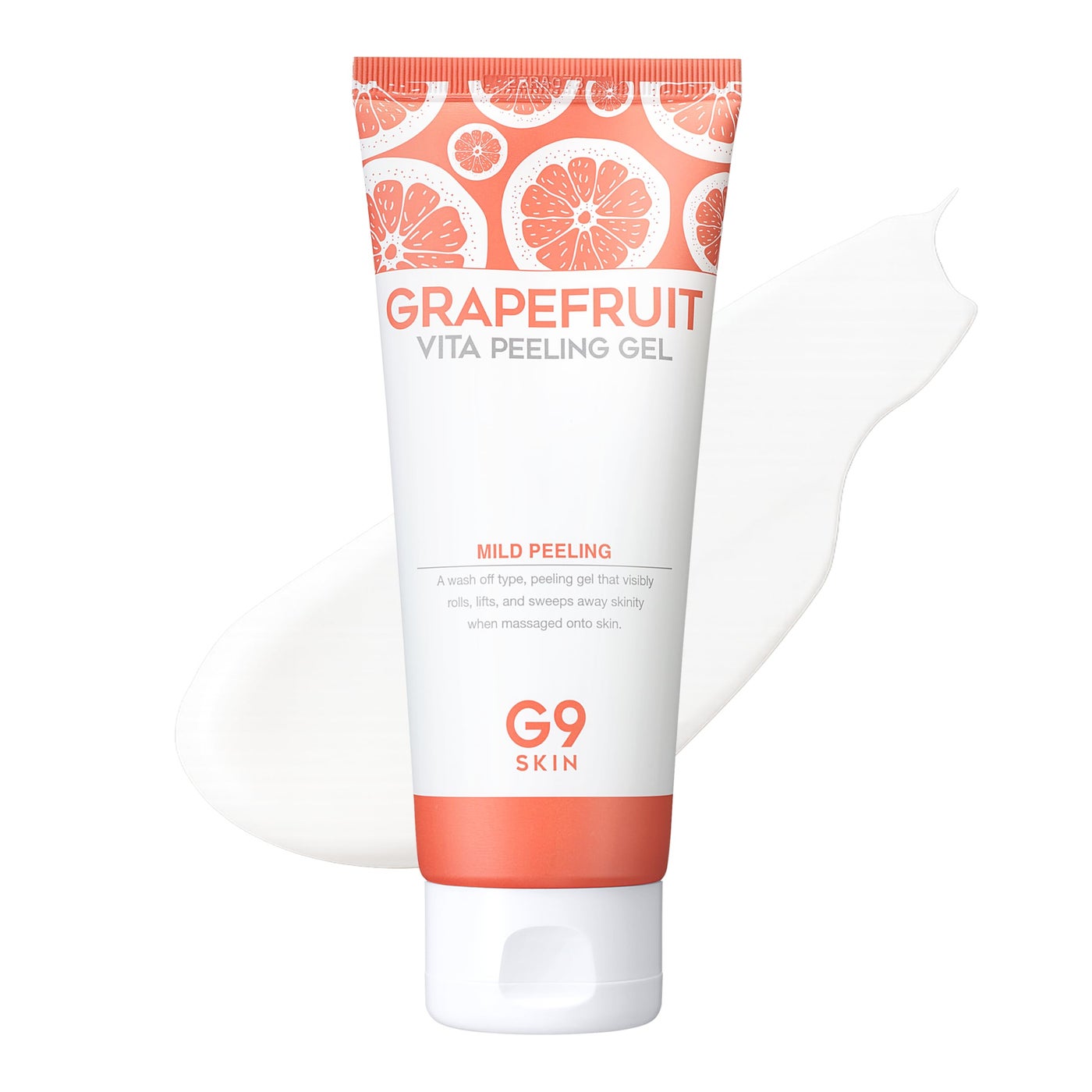 G9SKIN Grapefruit Vita Peeling Gel (150ml/5.07fl.oz) - Gentle Exfoliator for Smooth & Radiant Skin with Vitamin Complex