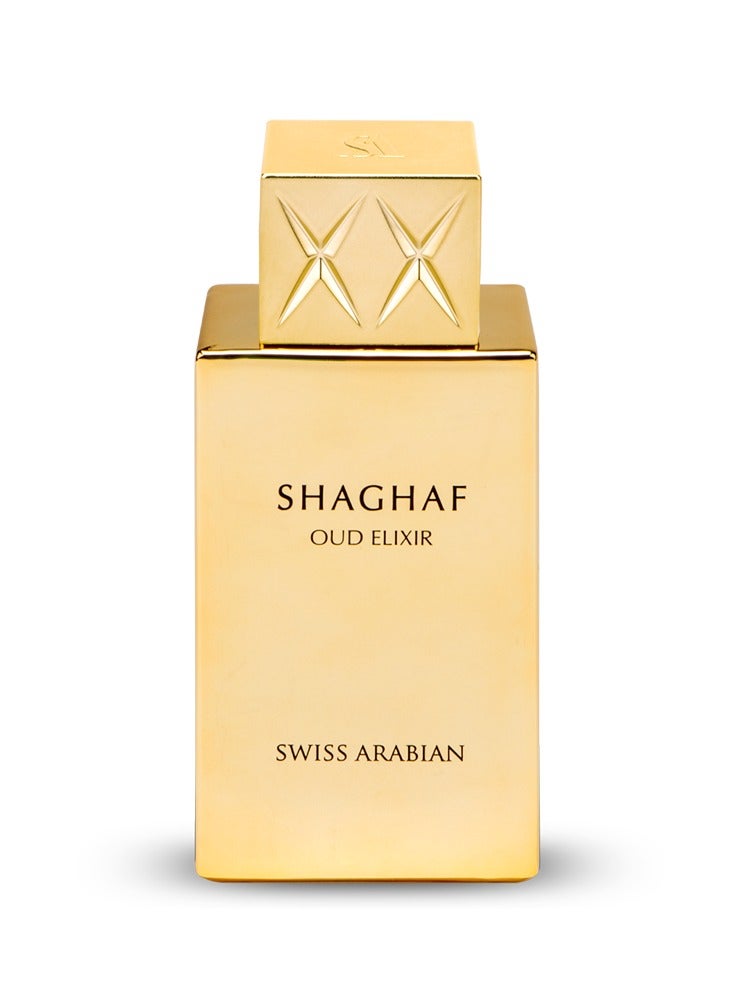 Shaghaf Oud Elixir Unisex Eau De Parfum 75ml