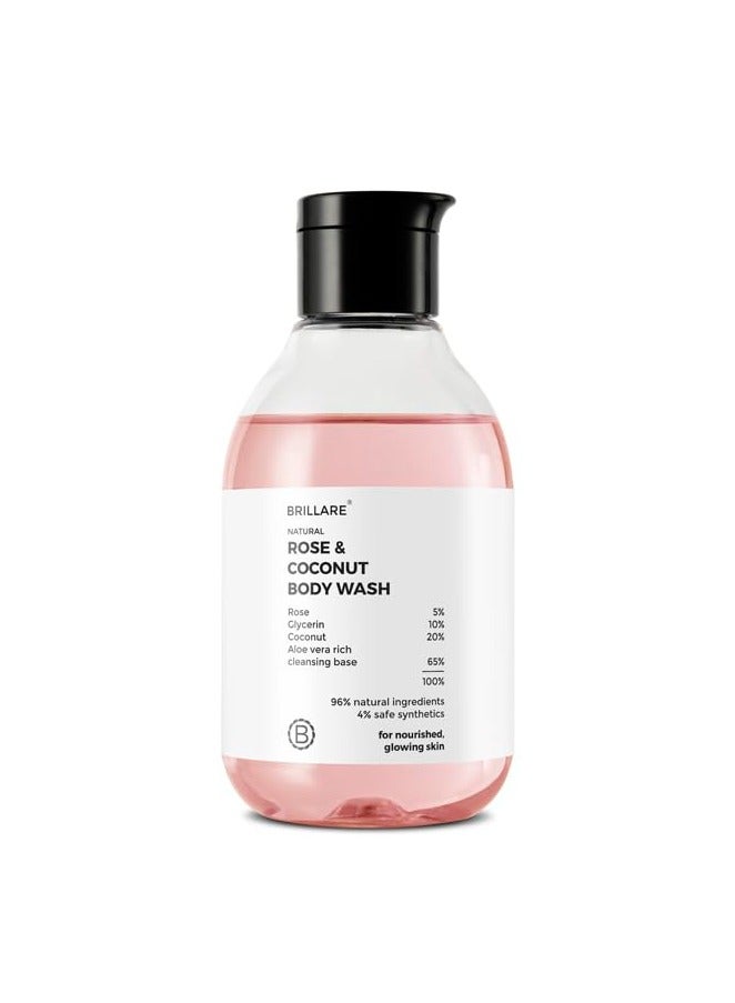 ROSE & COCONUT BODY WASH 200ML