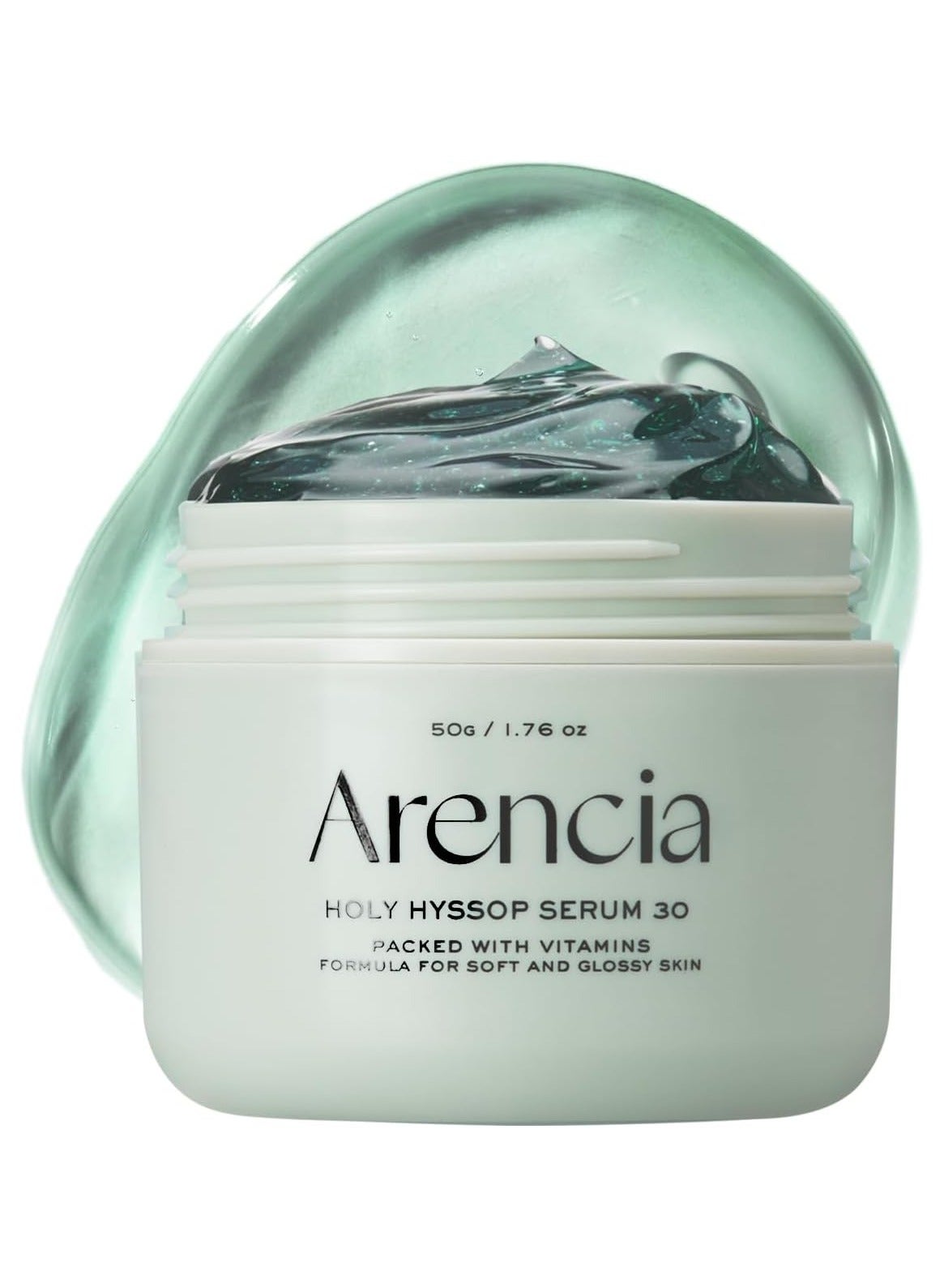Glow Hyssop Overnight Face Mask Serum - hydrating & Anti-Aging Serum for younger looking Korean Glass Skin, 30% Vitamin A, C, E, 10% Niacinamide, Peptide