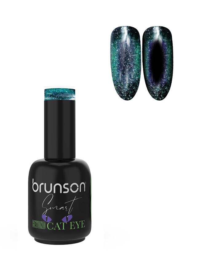 Gel Nail Polish 15ml Smart Beyond Cat Eye Gel Polish Glossy Shine Finish Long Lasting Sparkle UV Soak off Gel Nail Polish for Nail Art French Manicure Pedicure Salon Quality Chip Resistant Gel Nail
