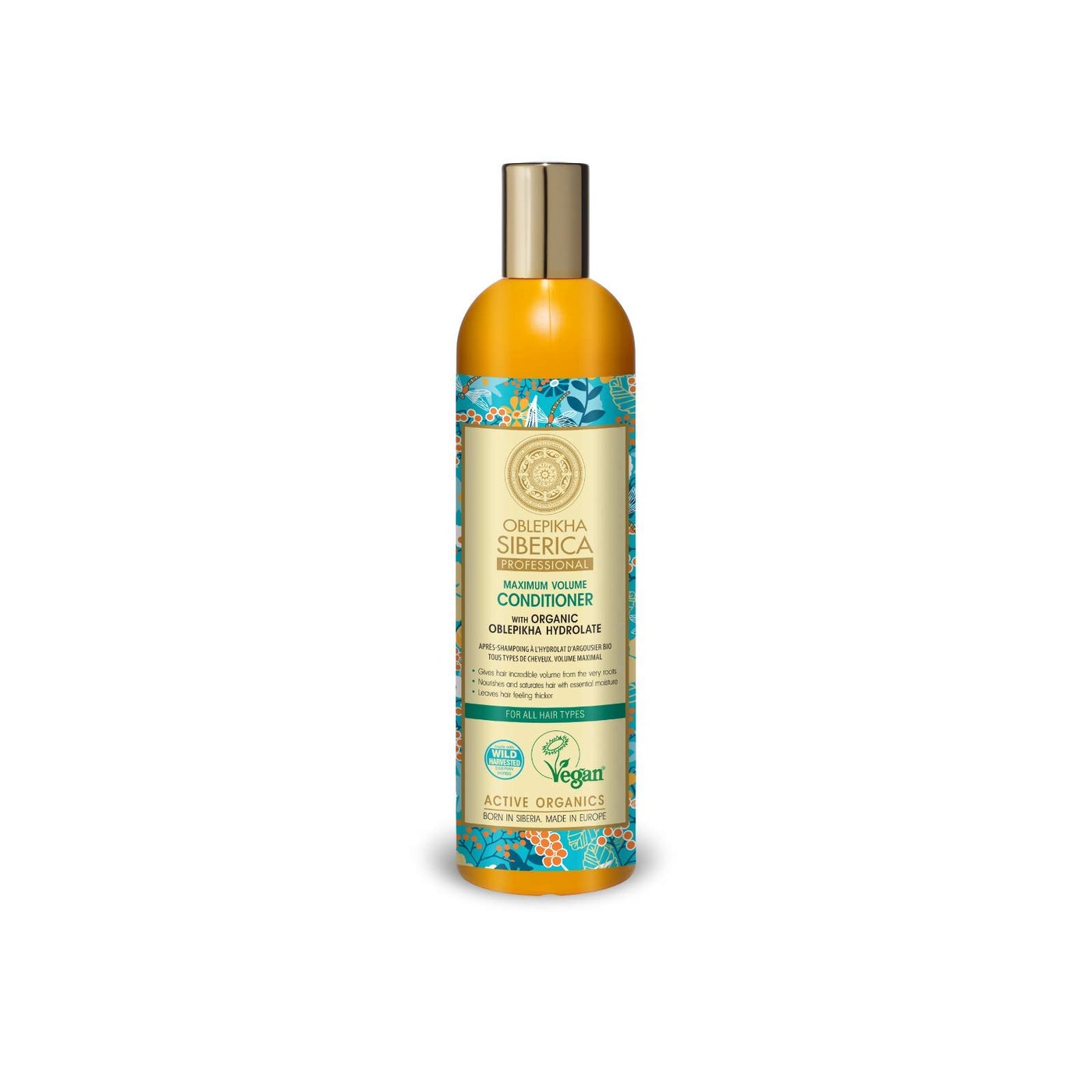 Natura Siberica Oblepikha Conditioner Maximum Volume for All Hair Types, 400 mL