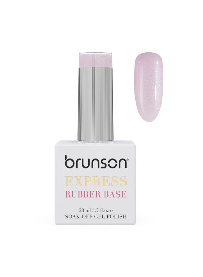 Rubber Base Gel Nail Polish 20Ml - French Rubber Base Coat Long-Lasting, Durable And Chip-Resistant Nail Strengthener Gel Nail Polish Base Coat For Manicure And Pedicure