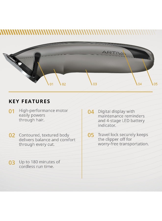 Artiva Cord/Cordless Hair Clipper - image 2
