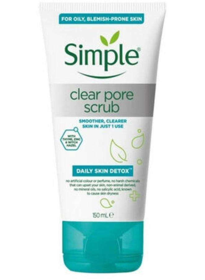 Daily Skin Detox clear pore scrub 150 ml