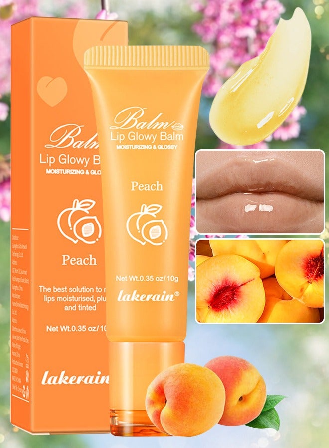 Lip Glowy Balm Shine Glossy Finish Lip Oil Moisturizing Lip Care Therapy Treatment Hydrating and Nourishing Repair Sleeping Lip Tint Oil Glossy Lip Plumper Gloss Lip Glow Plumping Oil 01