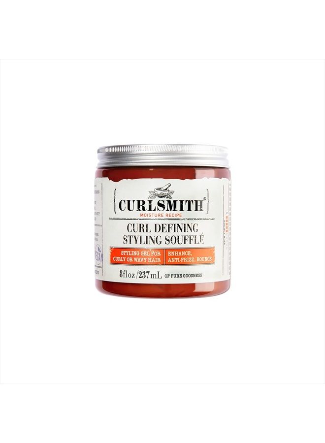 Curl Defining Styling Souffl√© - Vegan Medium Hold Styling Gel for Wavy, Curly and Coily Hair (8oz)