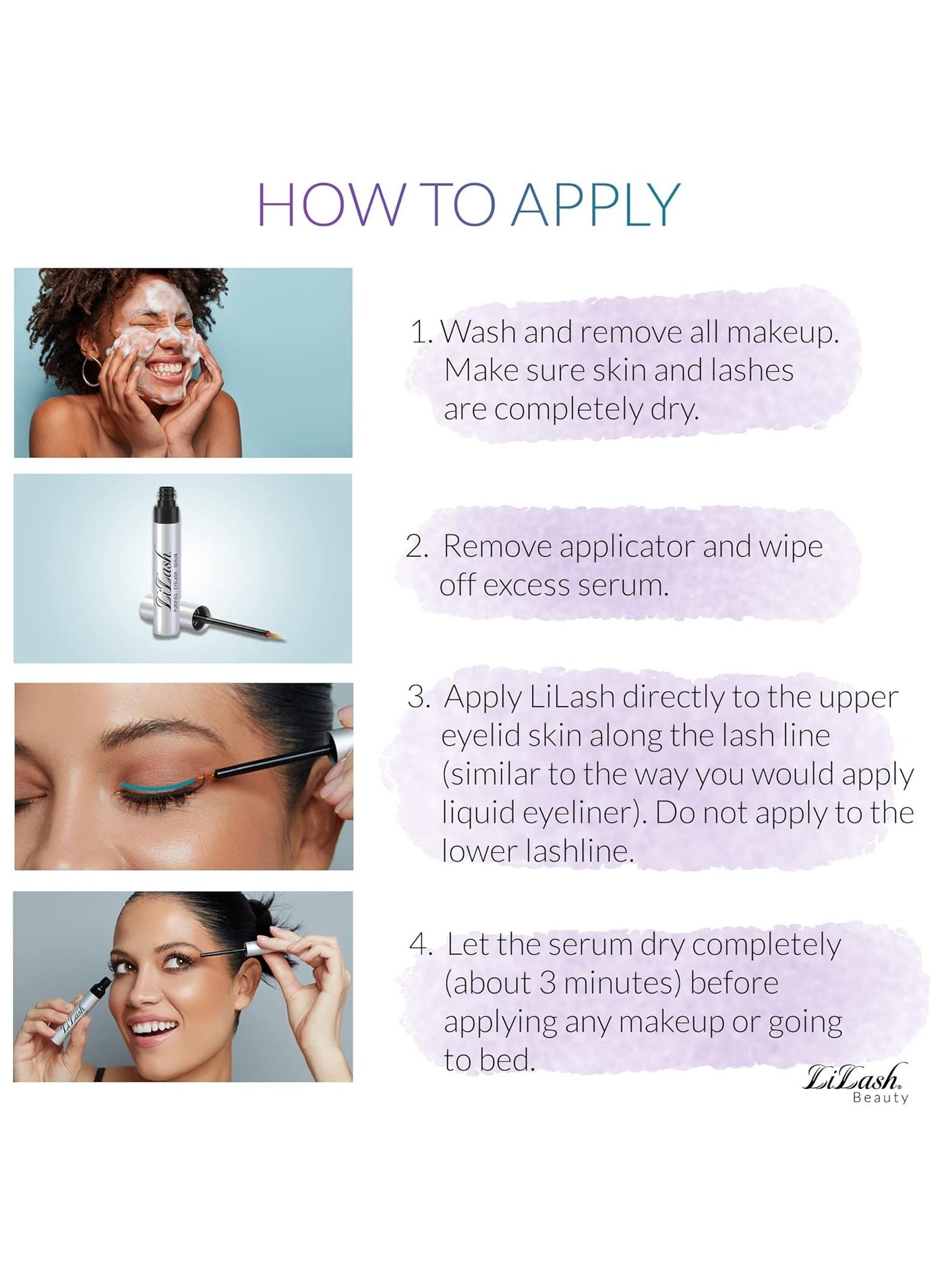 Eyelash Serum Advanced Lash Serum for Longer, Fuller Eyelashes, Enriched with Vitamin C, Promotes Natural Lash Growth & Strength  4ml  (6 Month Supply) - image 3