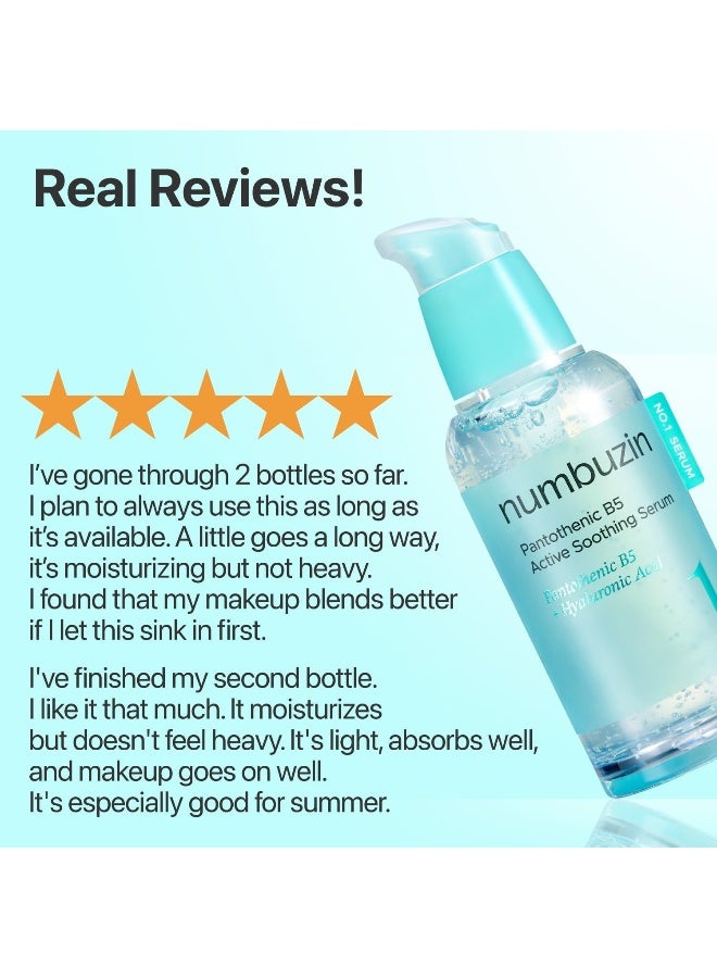 No.1 Serum | Pantothenic B5 Active Soothing Serum | Soothing Hydrating | Pantothenic Acid, Niacinamide | Excess Oil Control, Reduces Breakouts, Acne | Oily, Acne-Prone Skin | 50ml - image 7