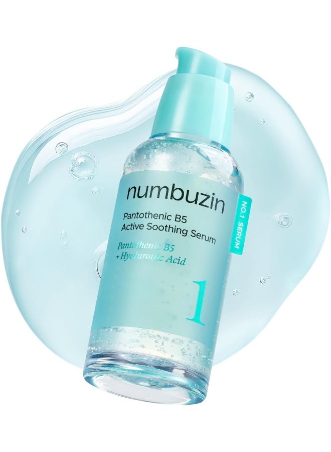 No.1 Serum | Pantothenic B5 Active Soothing Serum | Soothing Hydrating | Pantothenic Acid, Niacinamide | Excess Oil Control, Reduces Breakouts, Acne | Oily, Acne-Prone Skin | 50ml