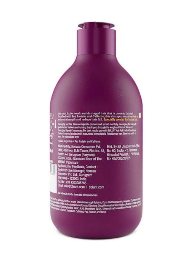 Hair Fall Control Shampoo with Pea Protein And Caffeine for Stronger Hair - 300 ml - image 3