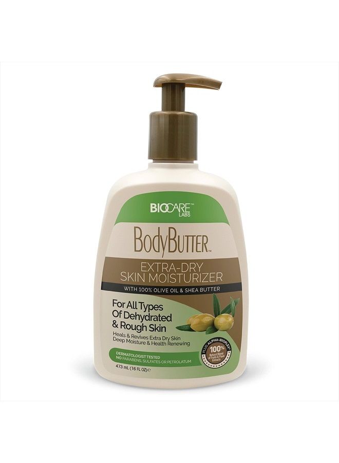 Labs Moisturizing Body Butter - Body Cream With Natural Shea Butter, Olive Oil, and Vitamin E - Instantly Penetrates and Deeply Renews Skin - Lotion Designed For Dry Skin- 16 OZ