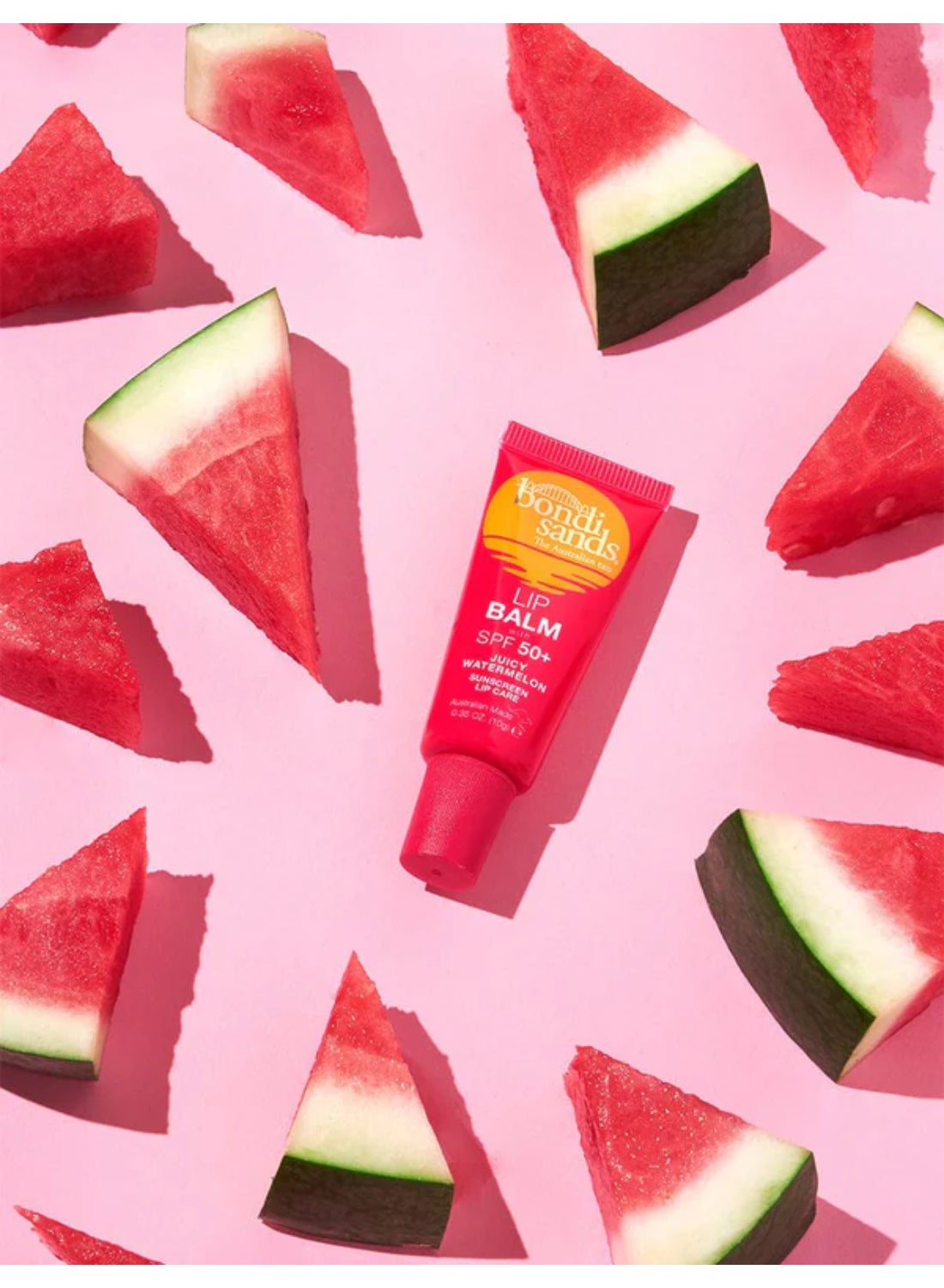 Lip Balm Watermelon SPF 50 10g | Broad Spectrum SPF 50 Moisturising Lip Balm | UVA UVB Sun Protection Lip Care with Refreshing Watermelon Flavour | Nourishing Hydrating Daily Lip Sunscreen - image 4