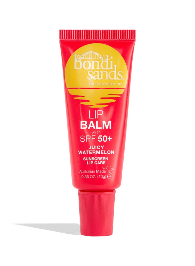 Lip Balm Watermelon SPF 50 10g | Broad Spectrum SPF 50 Moisturising Lip Balm | UVA UVB Sun Protection Lip Care with Refreshing Watermelon Flavour | Nourishing Hydrating Daily Lip Sunscreen