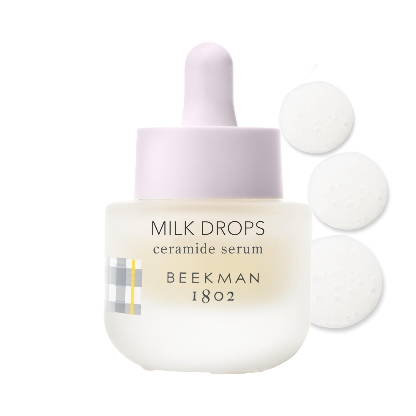 Beekman 1802 Milk Drops Ceramide Facial Serum - Squalane Oil, Hyaluronic Acid & Goat Milk Face Moisturizer - Boosts Skin Radiance & Hydrates Deeply - Fragrance Free - For Oily/Acne Prone Skin