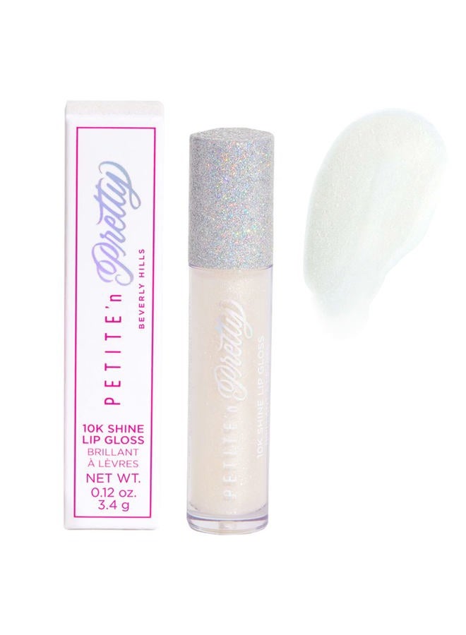 10K Shine Lip Gloss for Girls (Diamond Heist) - Makeup for Kids, Tweens, Teens - High Shine, Soft, Hydrating, Lightweight, Made in the USA