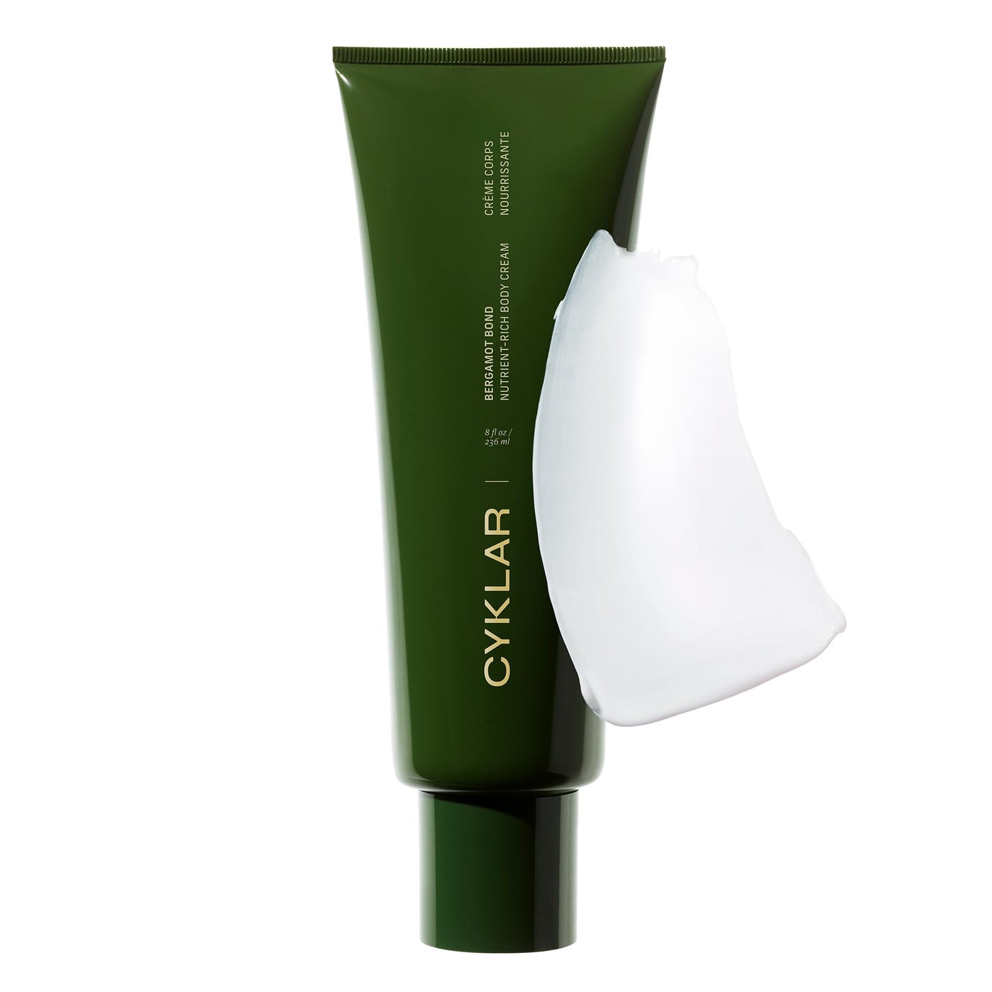 CYKLAR Nutrient Rich Body Cream. Bergamot Bond Nourishing Moisturizer with Niacinamide and Banana Flower Extract. Deep Hydration, Thick Body Lotion, Dry Skin Cream for Women and Men, 8 Fl Oz