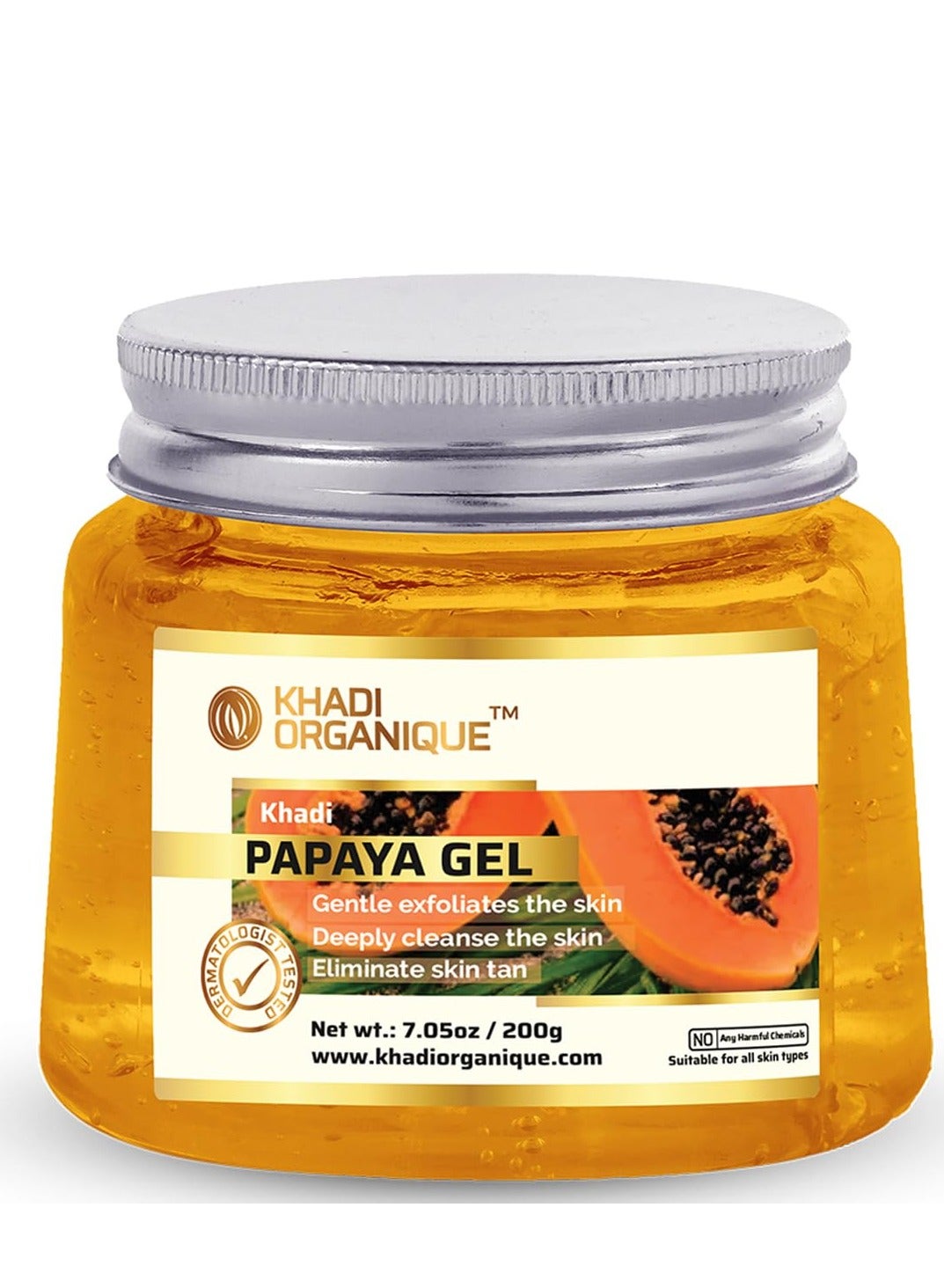 Khadi Organique Papaya Gel 200g