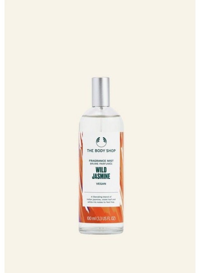 Wild Jasmine Body Mist – Floral & Creamy Fragrance with Indian Jasmine, Violet Leaf & White Iris, Light Vegan Perfume Spray, 96% Natural Ingredients, Recyclable Bottle, 100ml