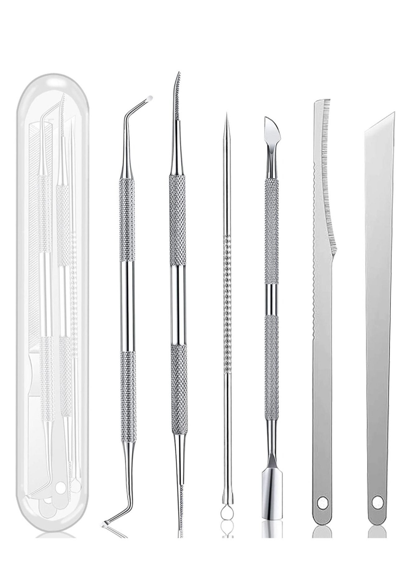 Ingrown Toenails Pedicure Tool Kit Nail Treatment Care Stainless Steel Ingrown Toenail Repair Tools Surgical Grade Ingrown Toe Nail File Pedicure Manicure Pain Relief Tools (7 Pieces)