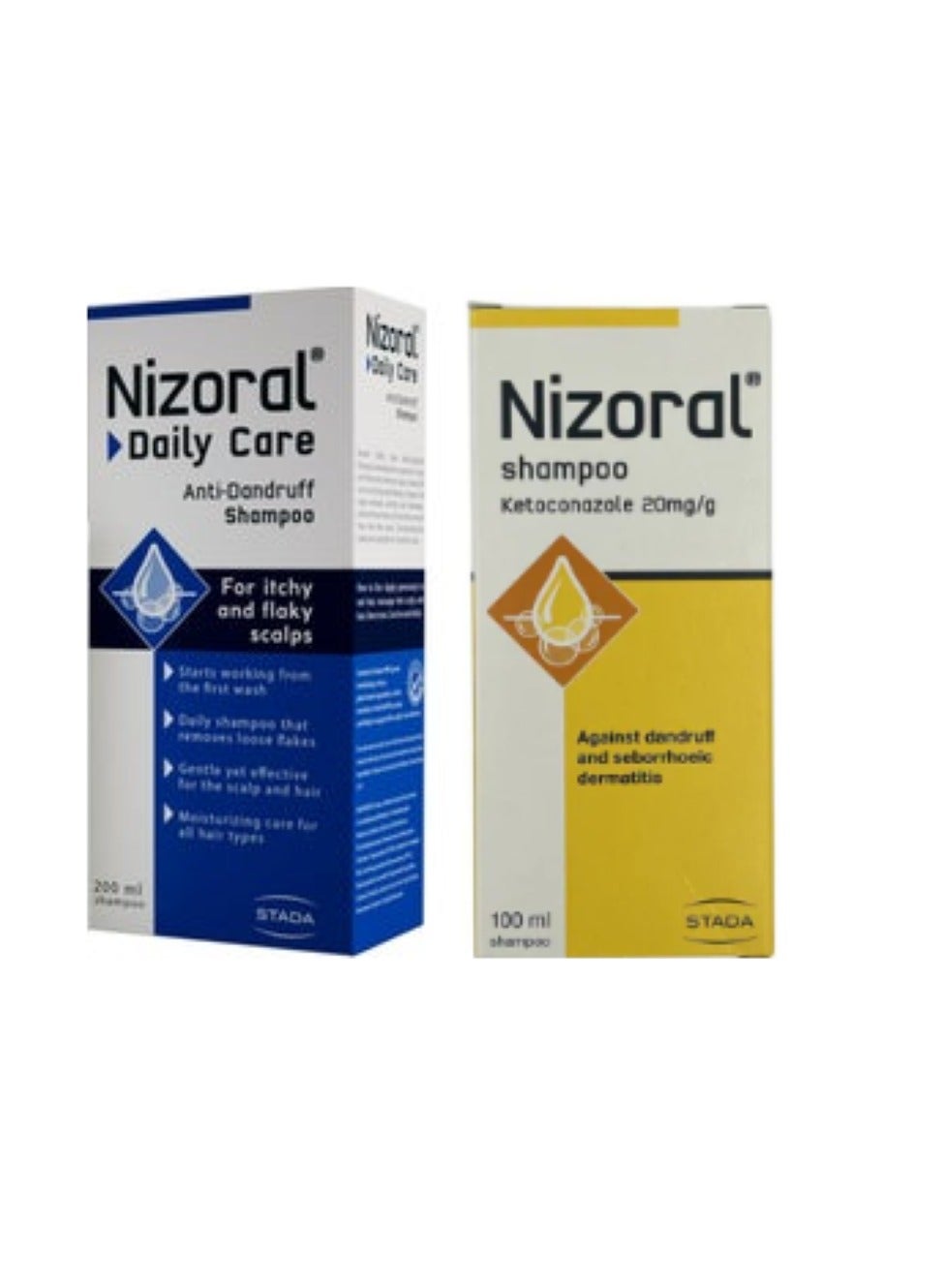 Nizoral Anti-Dandruff Shampoo & Daily Care Shampoo 100ml Set