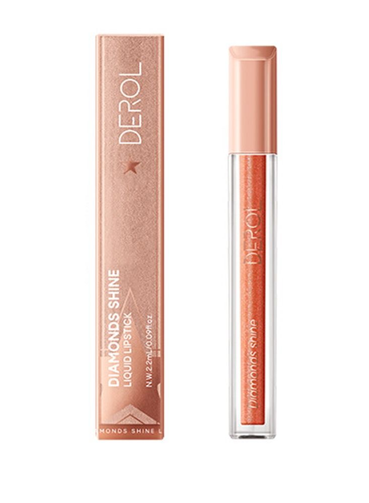 Liquid Lipsticks Diamond High Shine Makeup For Women Velvet Long Lasting Waterproof Highly Pigmented Colour Quick-Drying, Smudge-Proof, Nourishes, Conditions,Ultra Soft Moisturizer