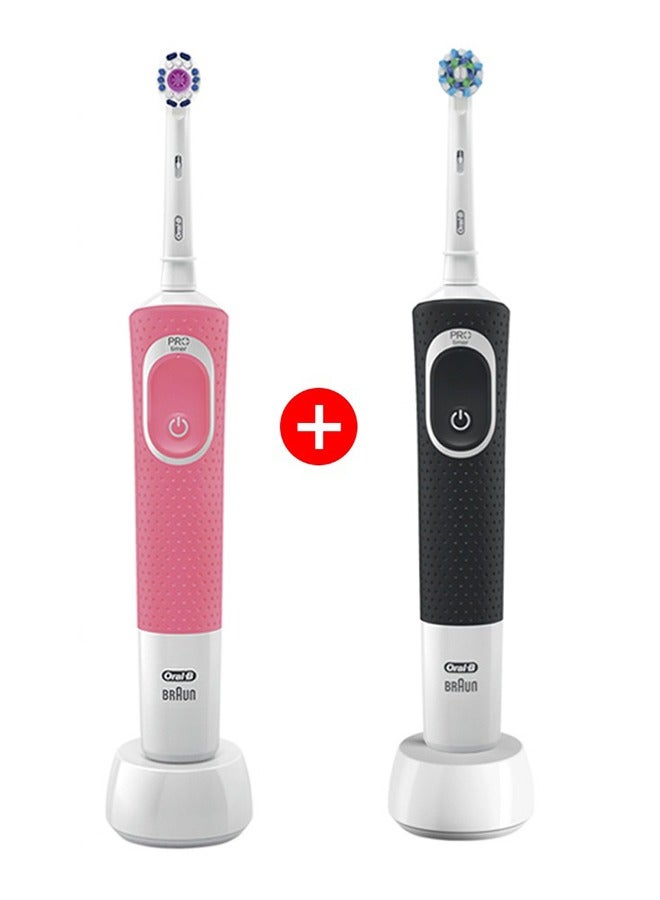Vitality 1+1 Free Bundle Electric Rechargeable Toothbrush With UAE 3 Pin Plug - image 2