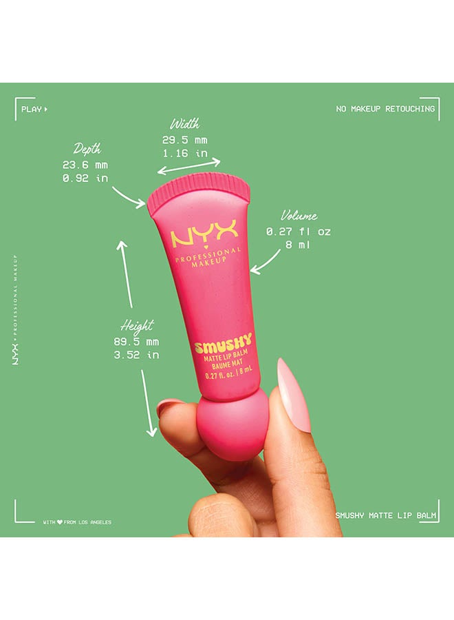 Smushy Matte Lip Balm, Soft Diffused Color, Matte FinishSoft Smile - image 9