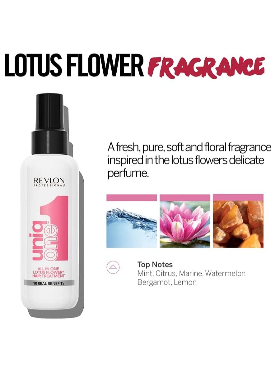 A hair treatment form lotus flower for dry hair