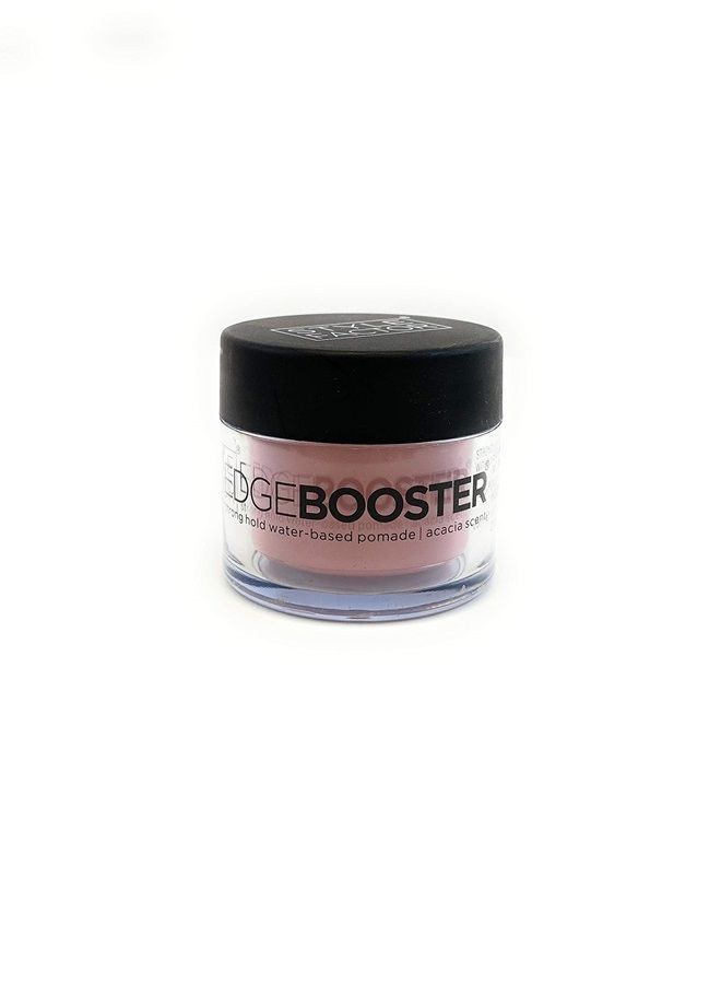 Style Factor EDGE BOOSTER Strong Hold Water Base Pomade- Excellent for Taming Edges & Braiding Hair (Sweet Peach, 0.85oz)