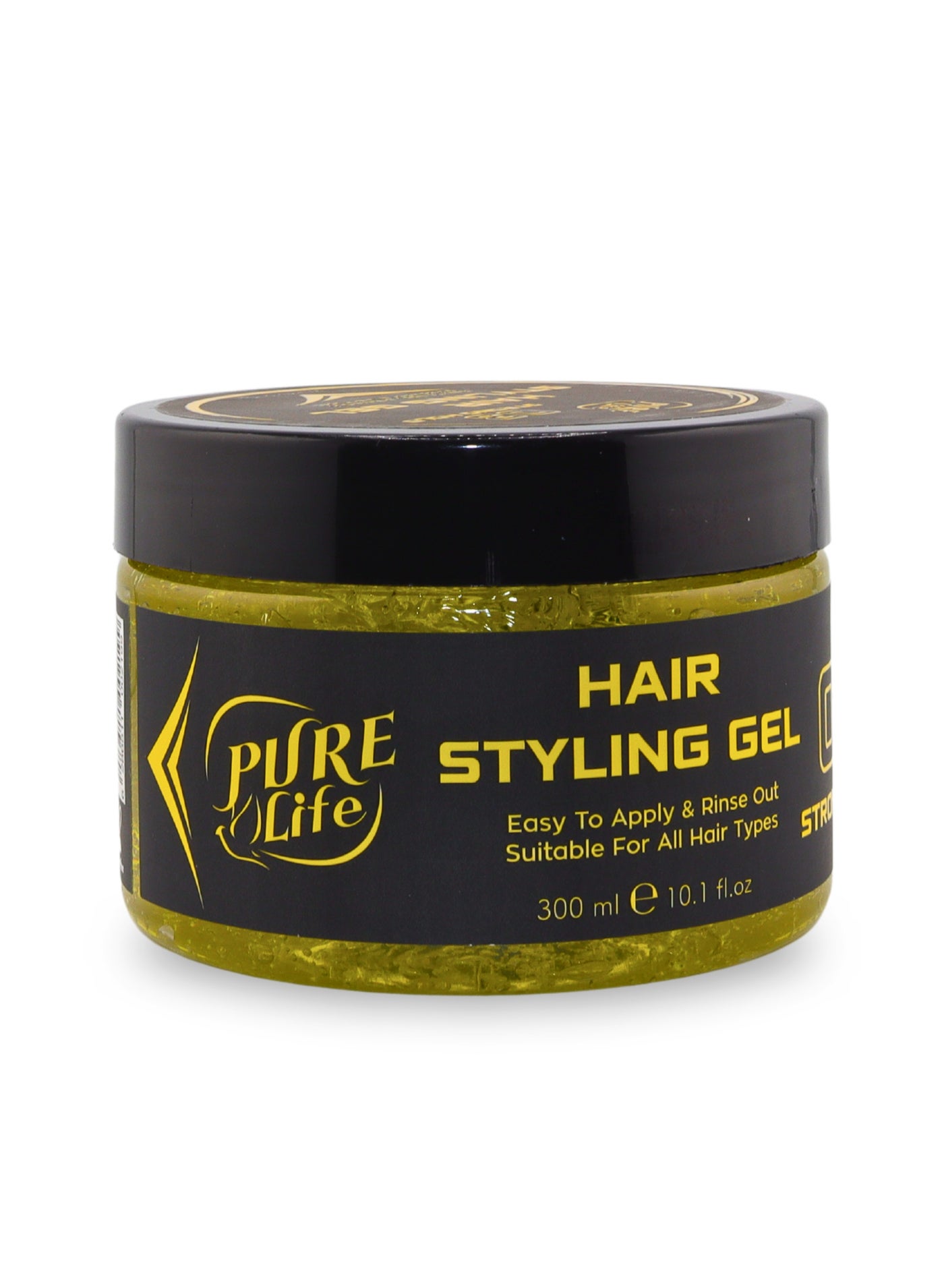 Pure Life Hair Styling Gel Strong Hold 03 - Maximum Hold, Full Control & Natural Shine