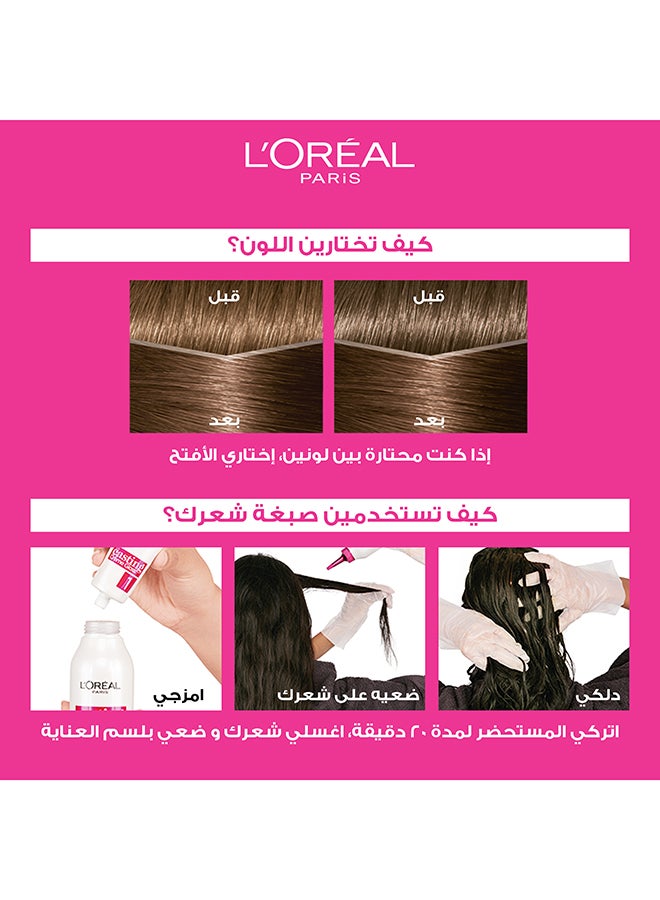 Casting Crème Gloss No Ammonia Hair Color for ultra Glossy and shimmering  tone 600 Dark Blonde - image 3