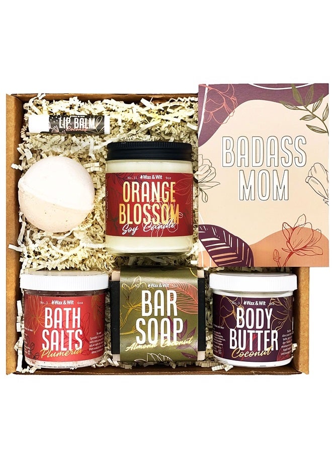 Birthday Gifts for Moms, Mom Birthday, I Love You Mom Gifts, Best Mom Ever Gifts, Gifts for Mom Birthday Unique, Presents for Mom, Gift Basket for Mom, Gift Set for Mom – 7 Piece Set