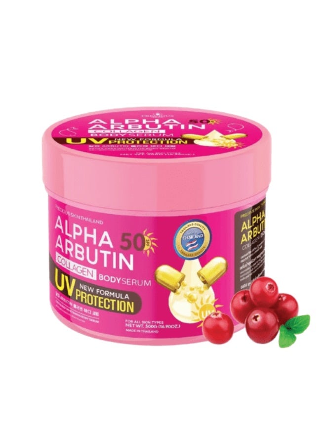 Alpha Arbutin Collagen Body Serum With UV Protection 500g