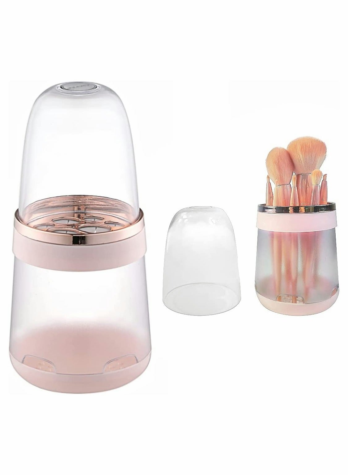 Makeup Brush Holder Covered Makeup Brushes Case