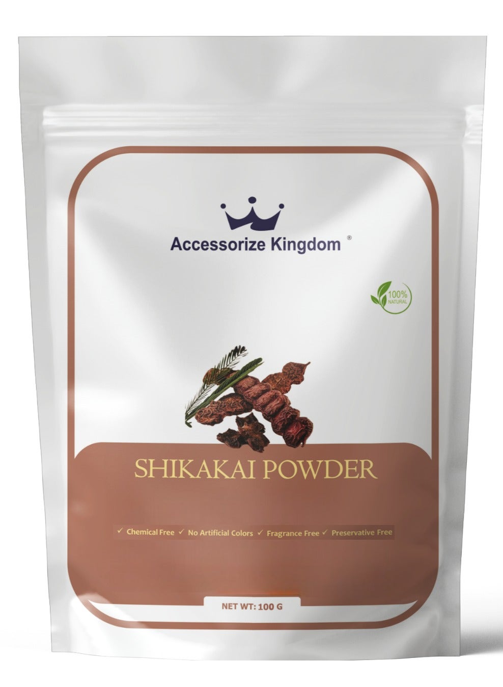 Shikakai Powder (100gm) – 100% Pure | Natural Hair & Skin Care | Promotes Hair Growth, Strengthens Roots, Reduces Dandruff & Adds Shine | Gently Cleanses Skin