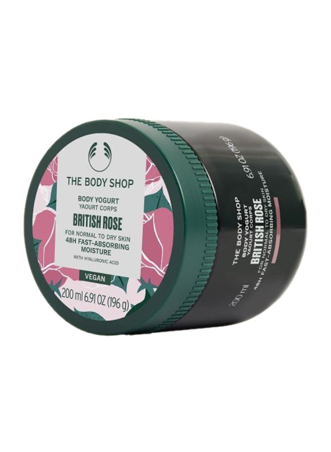 British Rose Body Yogurt – Lightweight Gel-Cream Body Moisturiser with Shea Butter & Almond Milk | Softens, Smooths & Hydrates Skin | 48hr Moisture, Non-Greasy, Fast Absorbing | Floral Rose Scent, 200ml - image 2