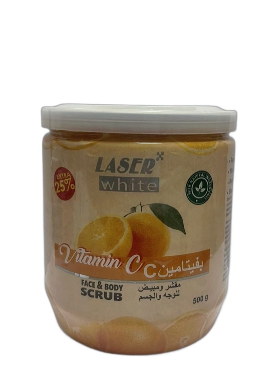 Vitamin C Scrub Removes Excess Oil And Black Spots Whitening Face And Body