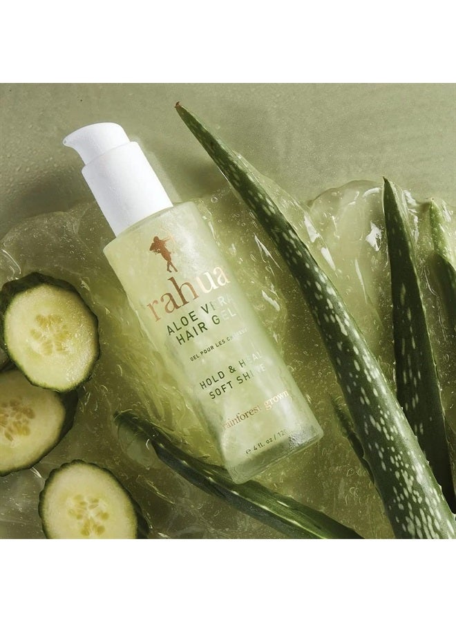 Aloe Vera Hair Gel 4 Fl Oz, Hair Gel for Women and Men for All Hair Types