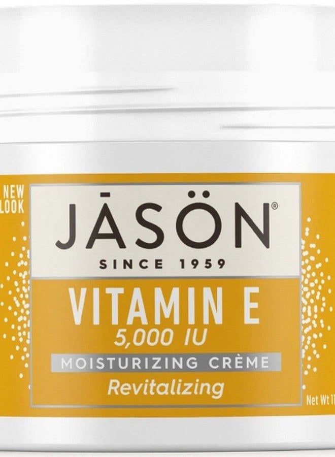 Jasön Revitalizing Vitamin E 5000 IU Moisturizing Crème, 4 Ounce Container, Multicolor, Organic