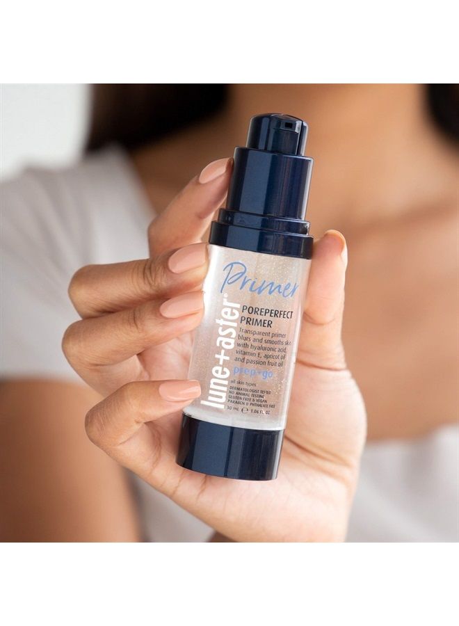 PorePerfect Primer - Blurs and diffuses the appearance of pores, fine lines and wrinkles, while providing a gentle mattifying, yet radiant "filtered" effect
