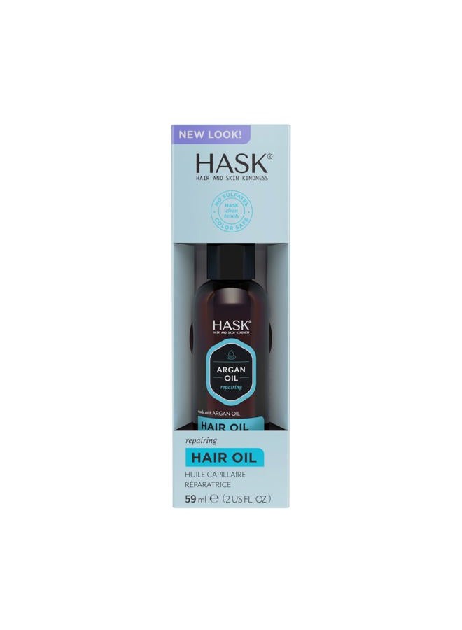 ARGAN Repairing Hair Oil Shine Hair Oil for All Hair Types, Vegan, Color Safe, Gluten-free, Sulfate-free, Paraben-free - 2 Oz