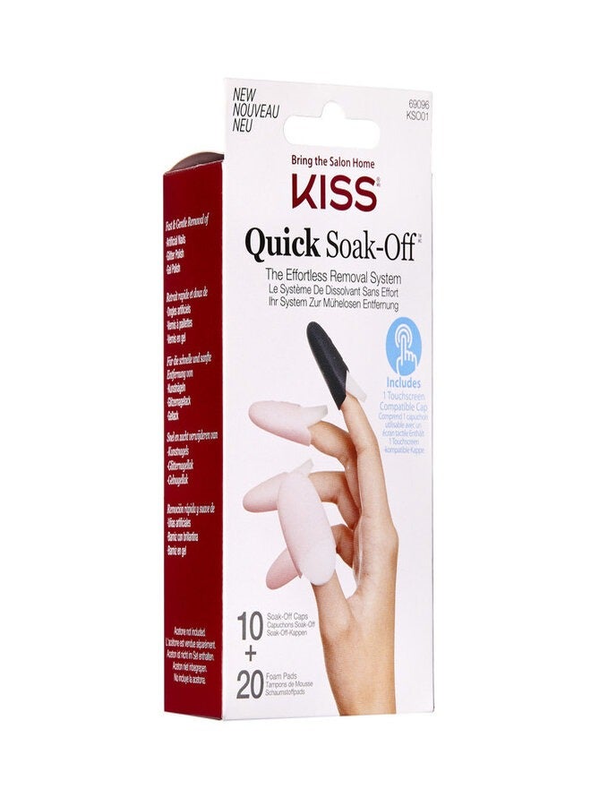 Quick Soak-Off Remover Caps KSO01C - image 2