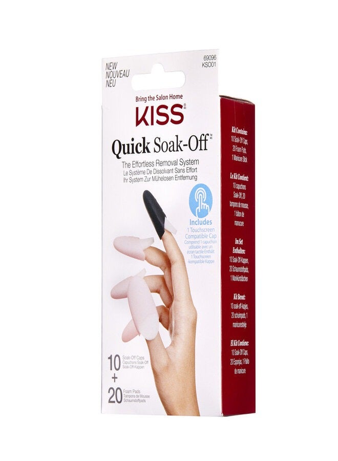 Quick Soak-Off Remover Caps KSO01C - image 3