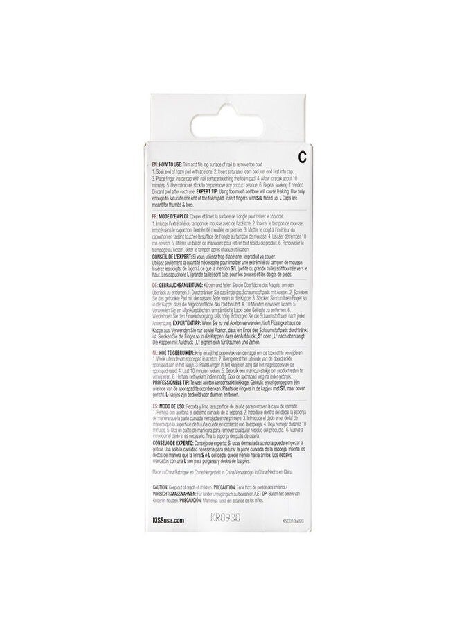 Quick Soak-Off Remover Caps KSO01C - image 5
