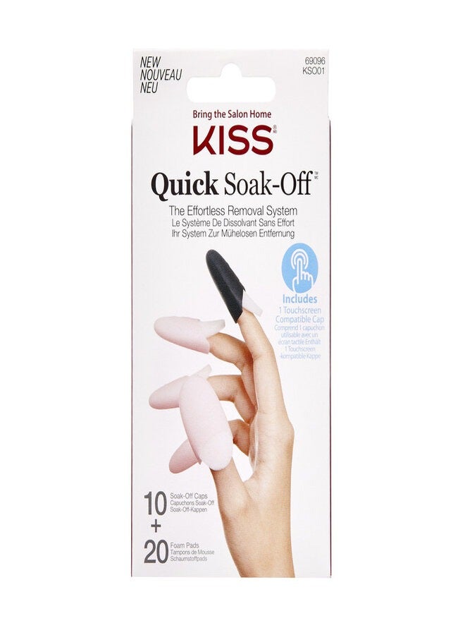 Quick Soak-Off Remover Caps KSO01C