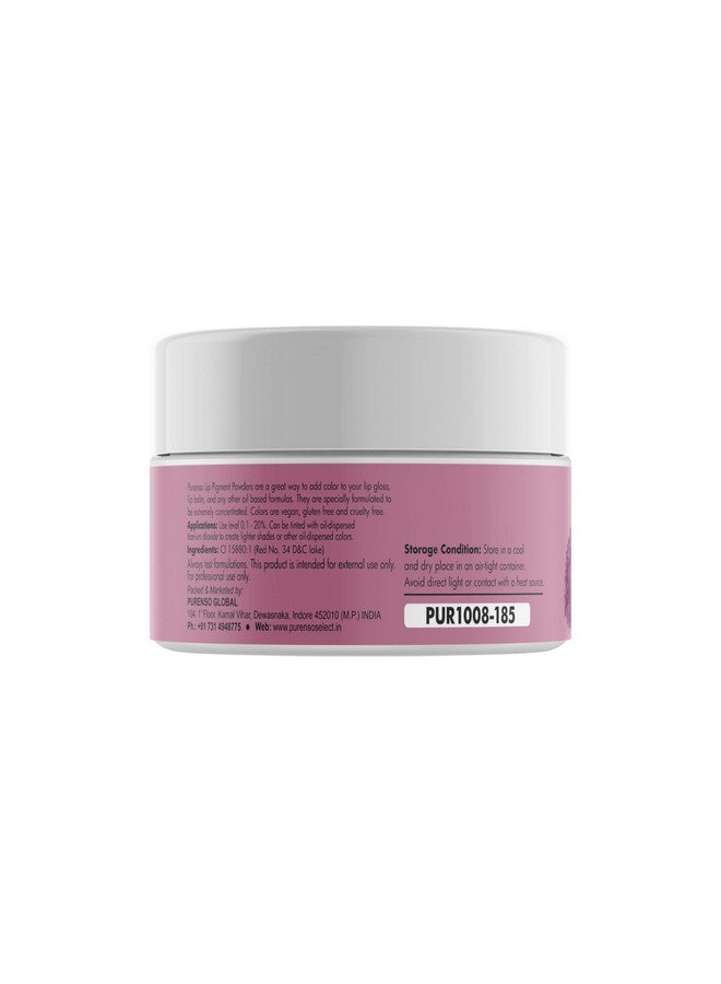 PURENSO Select - Lip Pigment Powder - Glossy, Magic Maroon (10G X 1 Jar)